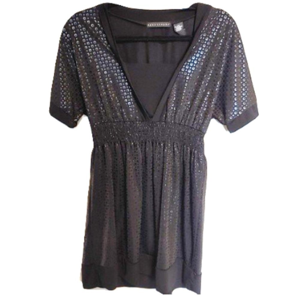 Apostrophe Y2K Polka Dot Black Mini Dress Size L